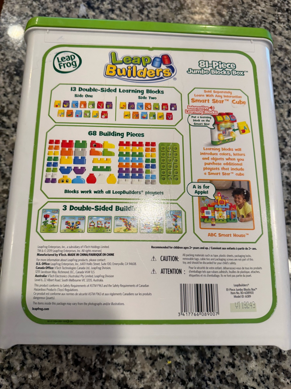 Leap Builders Colorful Stacking Blocks Set - Picture 2 of 2